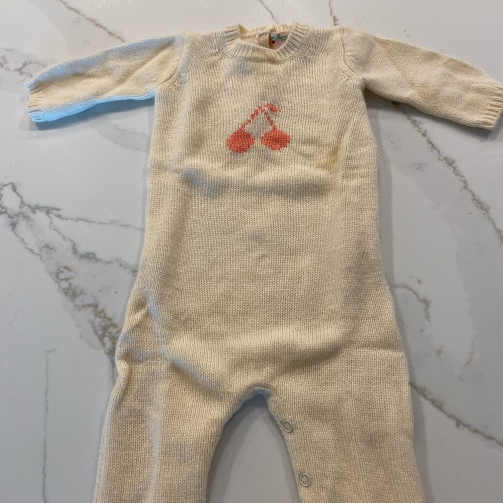 Bonpoint infant girl cashmere one piece